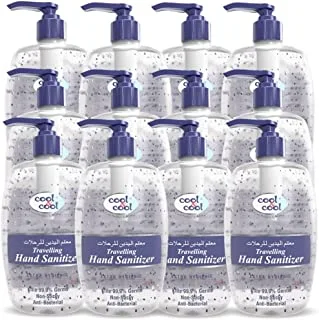 Cool & Cool Travelling 12 Pack Hand Sanitizer, H548T, 500 ml