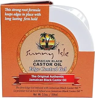 Sunny Isle Jamaican Black Castor Oil Edge Hair Gel, 3.5Oz