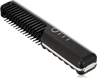 Onetech 5911802,Cordless Straightner Brush, black, One Size