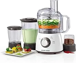 BLACK+DECKER 400W Food Processor With Blender Mincer & Grinder Fx400Bmg-B5 2 Years Warranty, Medium