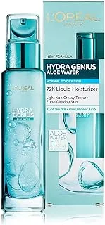 L'Oreal Paris Hydra Genius Aloe Water and Hyaluronic Acid 72H Liquid Moisturizer, 70 ml