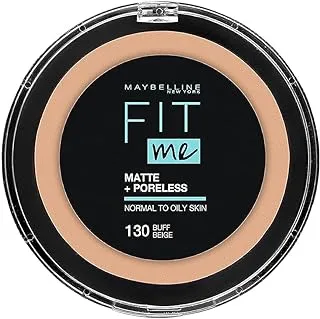 Maybelline New York Fit Me Matte & Poreless Powder, 130 Buff Beige, 54 Gm