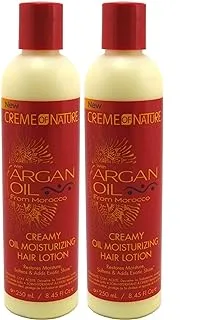 Creme Of Nature Argan Oil Creamy Oil Moisturizer 8.45 Ounce (249ml) (2 Pack)