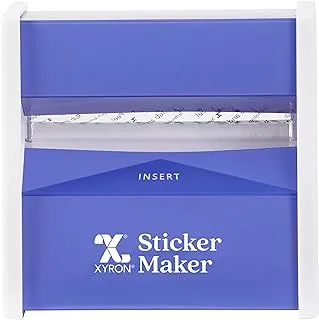 Xyron Sticker Maker, 7.6 cm, Includes Permanent Adhesive 7.6 cm X 20', Disposable (100111)