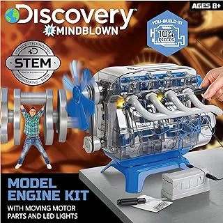 Discovery Mindblown STEM Model Engine Kit, Multi Colour