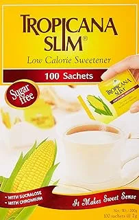 Tropicana Slim Low Calorie Free Sweetener 100 Saches 200 Gm