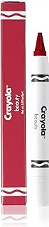 Crayola Beauty - Lip & Cheek Crayon - 2 In 1, Use As Lipstick Or Blush For Silky Smooth Lips & Cheeks - Highly Pigmented Color, Ultra Creamy, No Mess - Talc Free & Vegan Friendly - Strawberry