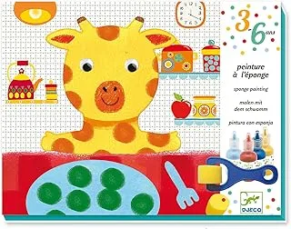 Djeco Sponge Painting Cuddly Toy Friends