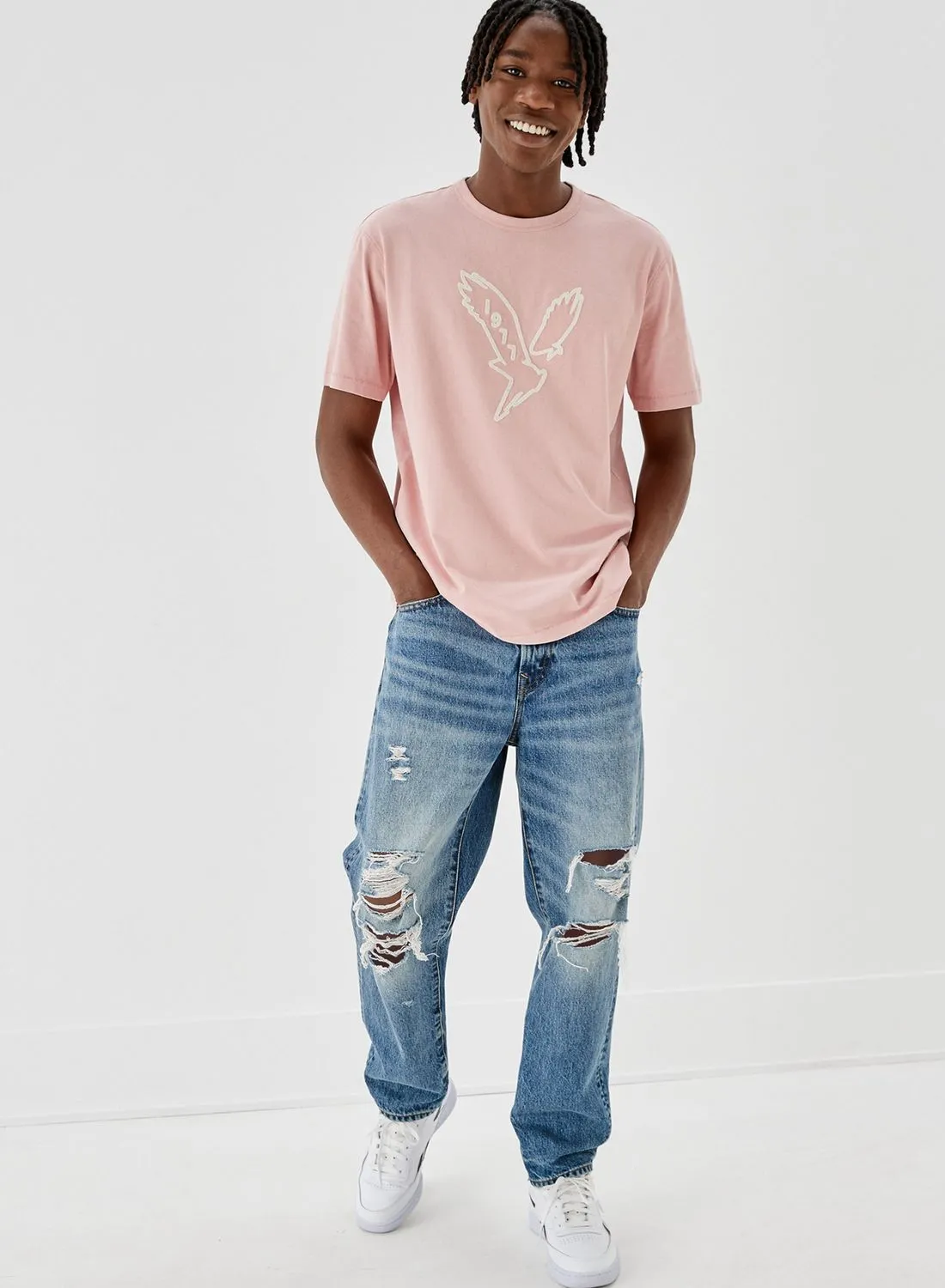 American Eagle Logo Crew Neck T-Shirt