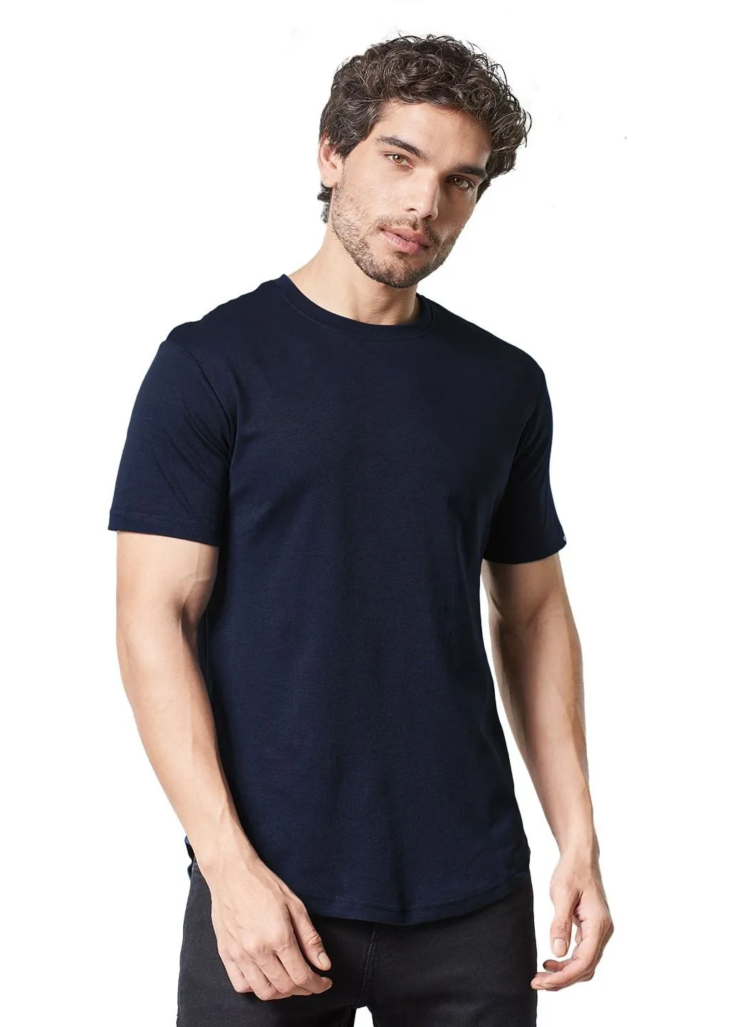 The Souled Store The Souled Store Supima Cotton Navy Blue Men's and Boys