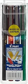 Pilot V7 Hi-Tecpoint Pen 4 Pieces Set, Multicolor