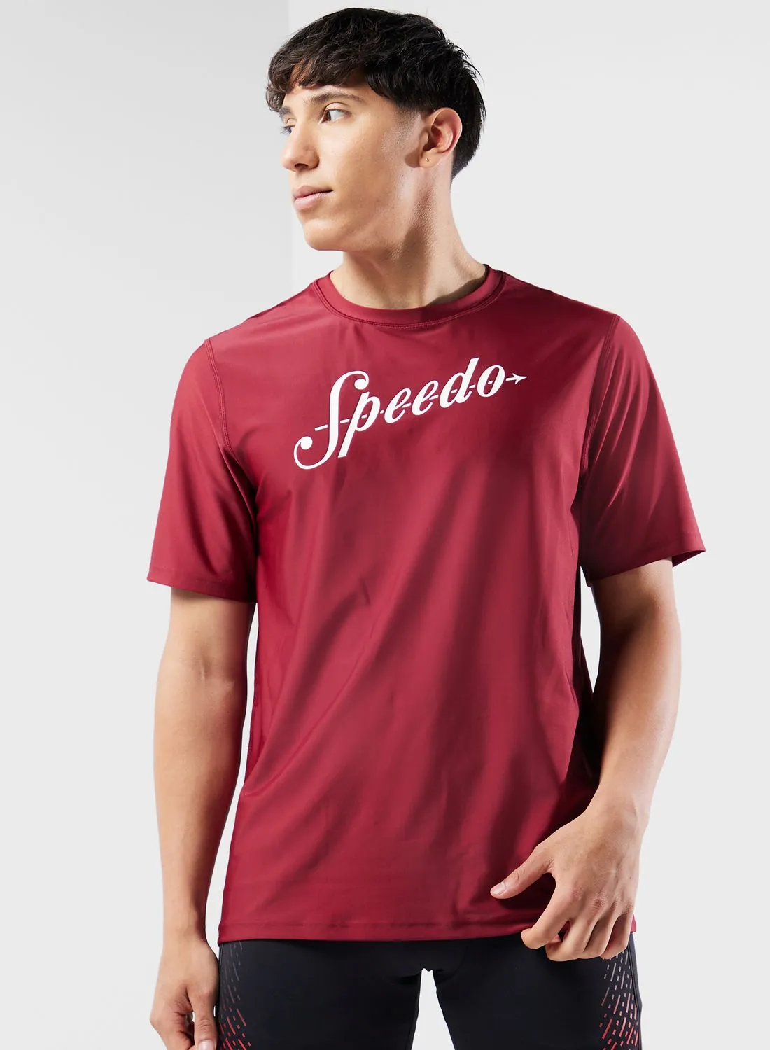 speedo Logo Printed Rashguard