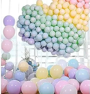 SKY-TOUCH 100 pcs Macaron Latex Party Balloons，Candy Colored Latex Party Balloons For Wedding, Graduation, Kids Birthday Party,Christmas,Baby Shower, Party Supplies, Arch Balloon Tower