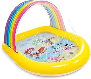 Intex Rainbow Arch Spray Pool, Infltable Kids Pool, for Ages 2+, Multi