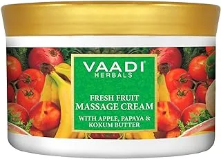 Vaadi Herbals Fresh Fruit Massage Cream With Apple Papaya & Kukum Butter - 500 gms