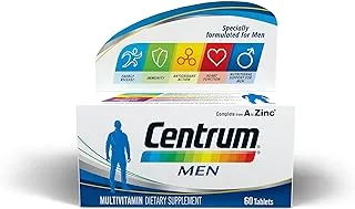 Centrum Men Multivitamin Tablets with Vitamin B1, B2, B3, Magnesium, Minerals, & Microelements, 60 ct.