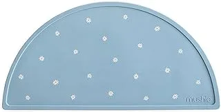 Mushie Silicone Place Mat, White Daisy