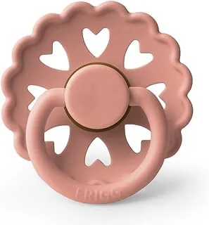 FRIGG Fairytale Latex Baby Pacifier 0-6 Months | 1 Pack Soother | Round Natural Rubber Nipple with Heart Shaped Air Holes | Made In Denmark — The Princess and the Pea