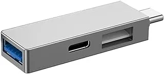 موزع WIWU T02 Pro USB Type-C - رمادي