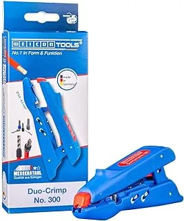 WEICON TOOLS Duo-Crimp No. 300 | Multifunktions-Abisolierer mit Seitenschneider und Crimpfunktion