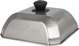 Blackstone Square Stainless Steel Basting Cover, Black/Silver Medium 5555