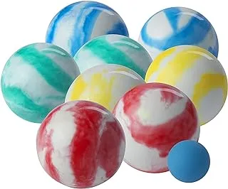 Franklin Sports Bocce Ball Set — 8 All Weather 90mm Soft Bocce Balls and 1 Pallino — Beach, Backyard Lawn or Outdoor Party Game