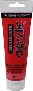 Daler-Rowney Graduate Acrylic, 120ml Tube, Cadmium Red Hue