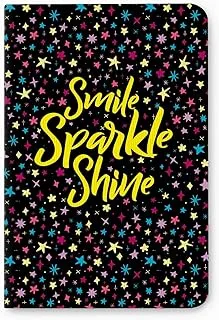 Factor Notes Smile Sparkle Shine 90 GSM 112 Pages Ruled Journal Notebook, B6 Size