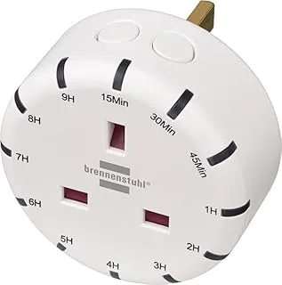 Brennenstuhl Countdown Timer Socket for Indoor Use White, One Size