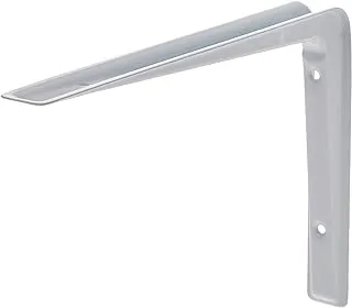 Rei Steel Shelf Bracket, 220 mm x 155 mm x 24 mm Size, White