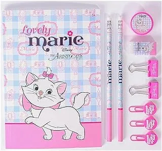 Disney Marie Lovely Marrie Stationery Set 10-Pieces Set, LARGE