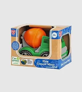 Playgo Plastic First Cement Mixer Toy, Green/Orange