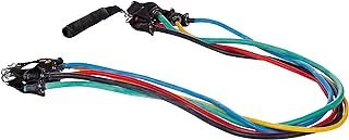 TA Sport Resistance Band Tubes, Set of 4, Strength 10LBS, 20LBS, 30LBS, 40LBS, Multicolor, KL388