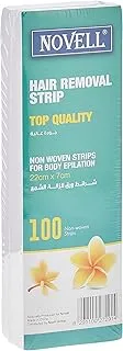 Novell NON-WOVEN WAX STRIP 1X100 22CMX7CM