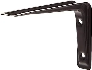 Rei Steel Shelf Bracket, 120 mm x 80 mm x 22 mm Size, Black