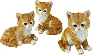 Design Toscano Tabby Kitten Triplets, Baby Cat Statues