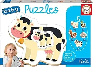 Educa Baby Puzzles The Farm Puzzle, Multicolor, One Size