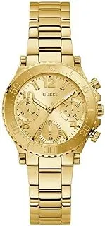 GUESS Ladies 36mm Watch - Gold Tone Strap Champagne Dial Gold Tone Case