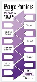 Page Pointers Page Markers - Purple