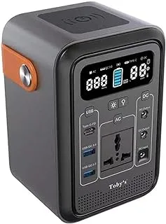 Toby's TBS 60A Portable Power Station with Inverter, Black