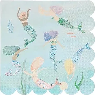 Meri Meri Swimming Mermaids Napkins 16-Pieces