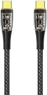 WIWU TM02 100W PD Data Cable Type-C To Type-C 2m - Black