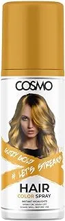 Cosmo Glitzy Gold Hair Color Spray 100Ml