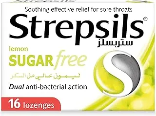 Strepsils Sugar Free Lemon 16'S