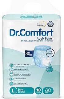 Dr Comfort Large Adult Diaper Pants 10 pcs (Waist Size 100-150 cm)