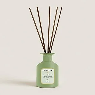 Purely Scent Coconut Passion Reed Diffuser, 6.7 Fl Oz/200 ML, 6 Reed Sticks, Air Fresher for Bathroom Office Decor, Fragrance Reed Diffuser Set, Lasts Upto 3 Months