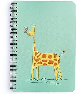 Factor Notes Giraffe 100 GSM 144 Pages Spiral-Bound Notebook, A5 Size