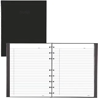 Blueline Classy NotePro Notebook, Ruled, Hard Cover, Black, 9.25