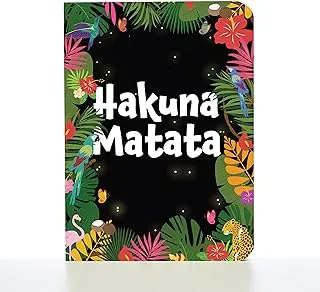 Factor Notes Hakuna Matata 100 GSM 144 Pages Ruled Pocket Notebook, A6 Size