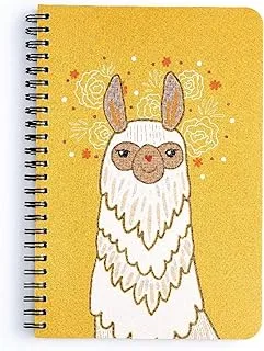 Factor Notes Llama 100 GSM 144 Pages Spiral-Bound Notebook, A5 Size